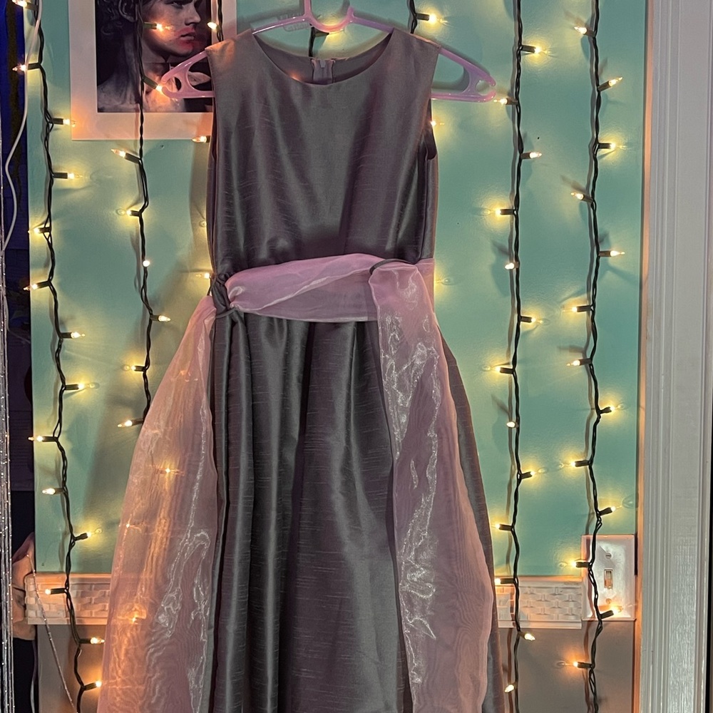 Grey kids dress